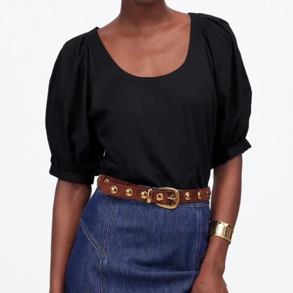 Madewell Relaxed Scoop Neck Short-Sleeve Top Size S